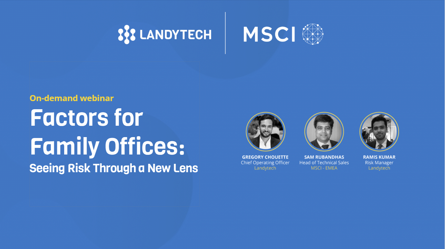 Factors for Family Offices | On-demand Webinar | Landytech